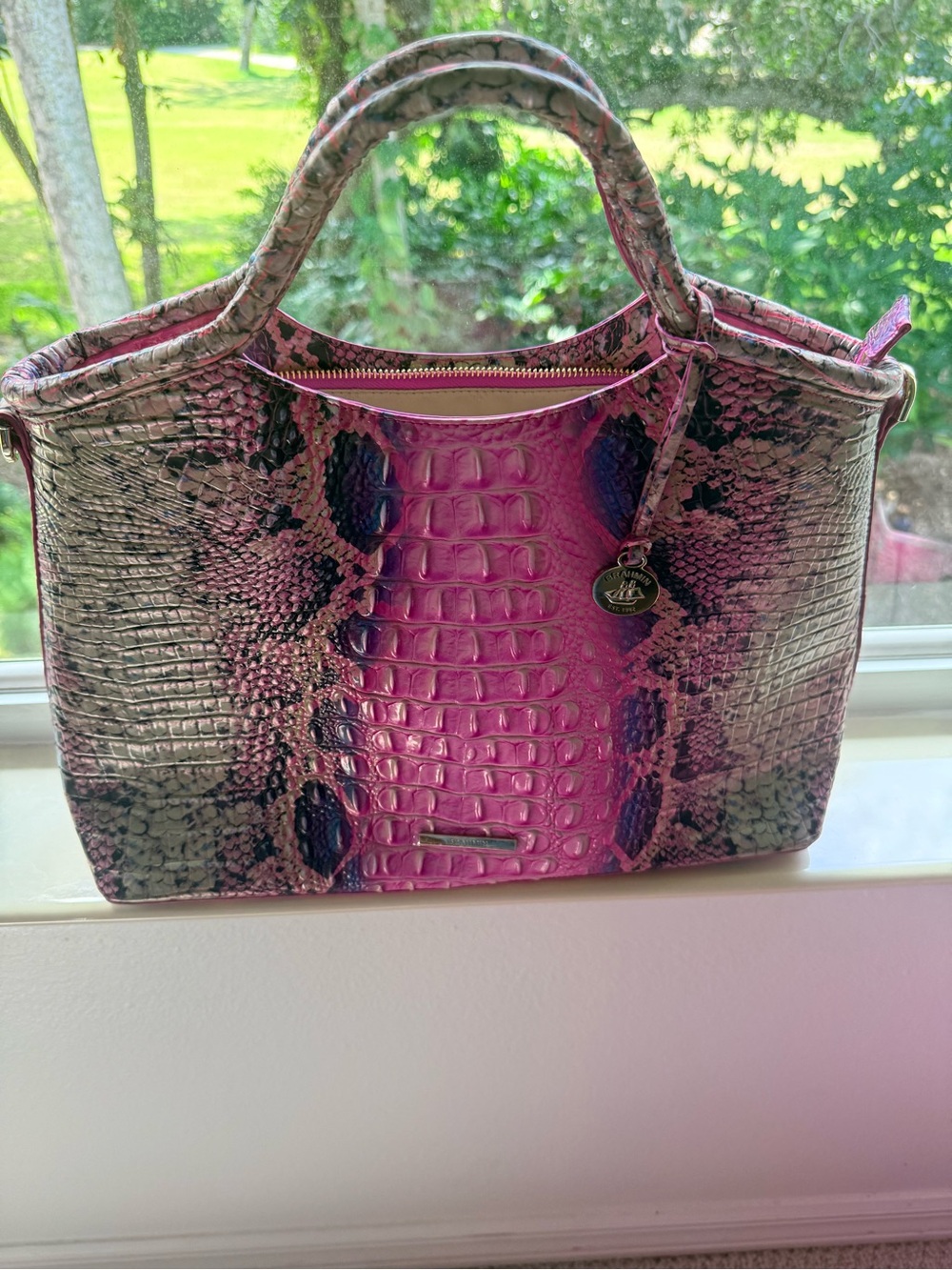 Brahmin Pink Cobra Ombré Melbourne